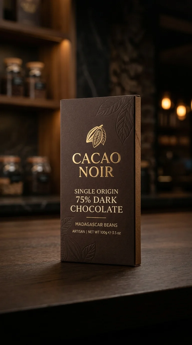Dark Chocolate Bar Box