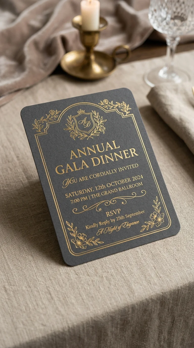 Premium Event Invitation Card