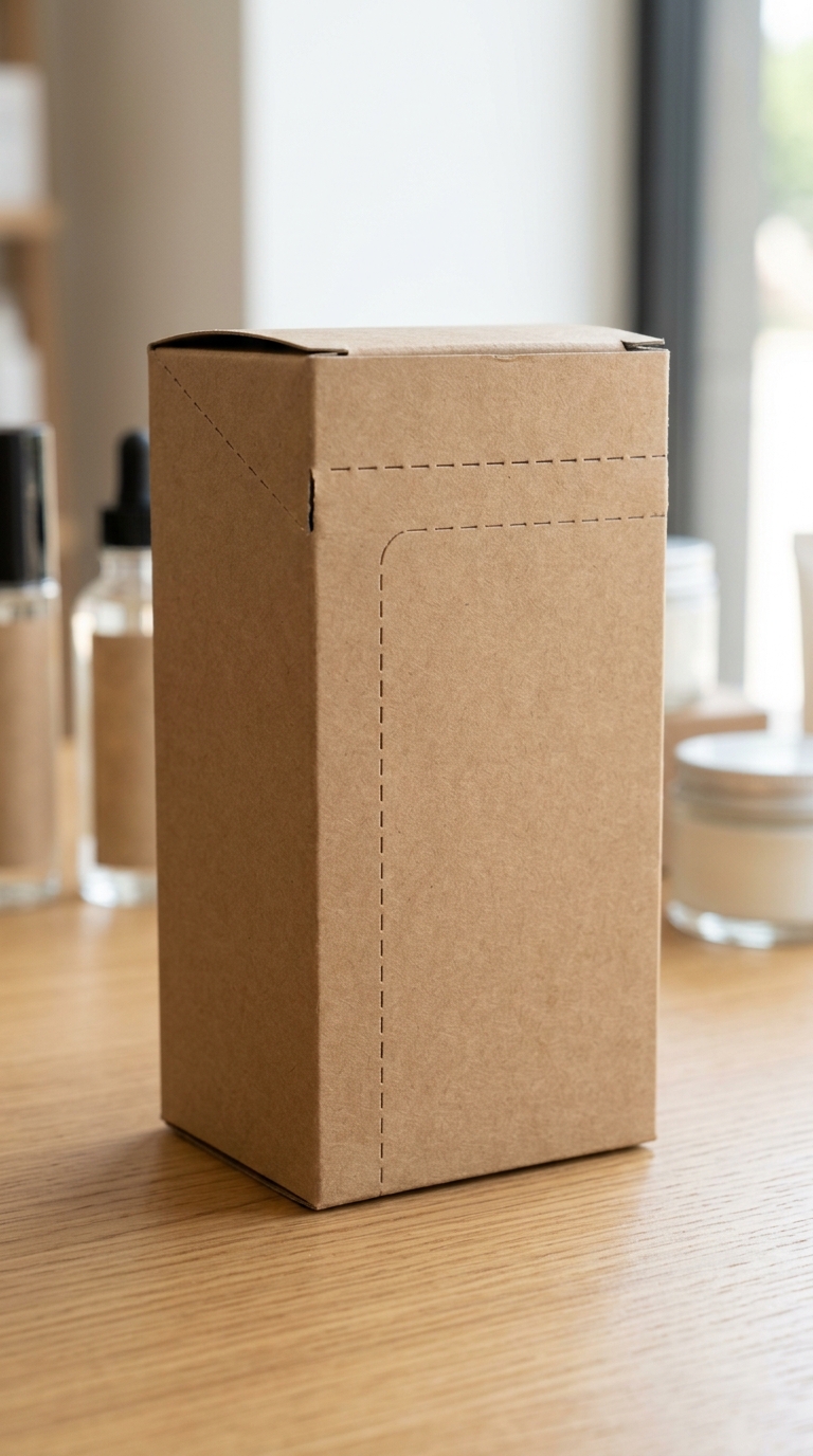 Kraft Perforated Cosmetic Carton